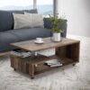 BAILEY Coffee Table in Old Vintage Wood - Image 5