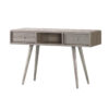 BELVOIR Dressing Table with 2 Drawers in Grey Oak Effect