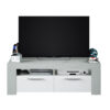 EPPING TV Unit with 2 Doors in Matt White & Concrete - Image 2
