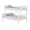 PORTO Pine Triple Bunk Bed Frame in Wash White