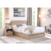 YEWTREE Nightstand with 1 Drawer in Oak - Image 2
