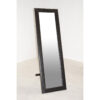 ODESSA Cheval Mirror in Black & Brown PU - Image 2