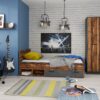 BROOKLYN Small Double Bed Frame in Walnut - Image 4