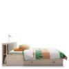 DENIM 120cm Headboard Extension in Light Walnut - Image 4