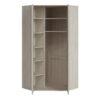 DENIM 2 Door Corner Wardrobe in Light Walnut - Image 2