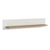 CELESTO Wall Shelf 135cm in White & Oak
