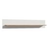 BOHOL 160cm Wall Shelf in Riviera Oak & White