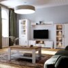 BOHOL 160cm Wall Shelf in Riviera Oak & White - Image 3