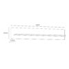 BOHOL 160cm Wall Shelf in Riviera Oak & White - Image 6