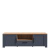 BOHOL 2 Doors 1 Drawers TV Unit in Riviera Oak & Navy - Image 2