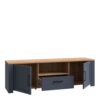 BOHOL 2 Doors 1 Drawers TV Unit in Riviera Oak & Navy - Image 3