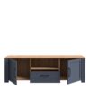 BOHOL 2 Doors 1 Drawers TV Unit in Riviera Oak & Navy - Image 4