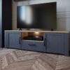 BOHOL 2 Doors 1 Drawers TV Unit in Riviera Oak & Navy - Image 7