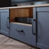 BOHOL 2 Doors 1 Drawers TV Unit in Riviera Oak & Navy - Image 8