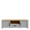 BOHOL 2 Doors 1 Drawers TV Unit in Riviera Oak & Grey Oak - Image 2