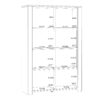 BOHOL 2 Doors Display Cabinet in Riviera Oak & White - Image 10