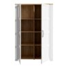 BOHOL 2 Doors Display Cabinet in Riviera Oak & White - Image 4
