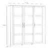 BOHOL 3 Doors Large Display Cabinet in Riviera Oak & Navy - Image 10