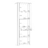 BOHOL 2 Doors 1 Drawer Narrow Display Cabinet in Riviera Oak & Navy - Image 8