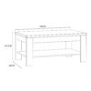 BOHOL Coffee Table in Riviera Oak & Navy - Image 5