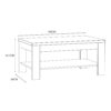 BOHOL Coffee Table in Riviera Oak & Grey Oak - Image 6