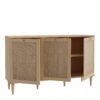 CALASETTA 3 Doors Sideboard in Rattan - Image 4