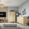 CALASETTA 3 Doors Sideboard in Rattan - Image 10