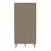 CALASETTA 2 Doors Display Cabinet in Rattan - Image 6
