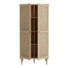 CALASETTA 2 Doors Display Cabinet in Rattan - Image 5
