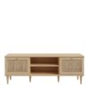 CALASETTA 2 Doors1 Shelf TV Unit in Rattan - Image 2
