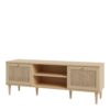 CALASETTA 2 Doors1 Shelf TV Unit in Rattan - Image 3