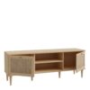 CALASETTA 2 Doors1 Shelf TV Unit in Rattan - Image 4