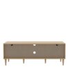 CALASETTA 2 Doors1 Shelf TV Unit in Rattan - Image 6