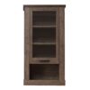 CORONA 1 Door Wall Display Cabinet in Tabak Oak - Image 2