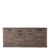 CORONA 4 Doors 2 Drawers Chest of Drawers in Tabak Oak - Image 2