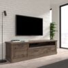 CORONA 1 Door 2 Drawers TV Unit in Tabak Oak - Image 5