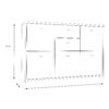 BEST CHEST Storage Cabinet with 2 Drawers & 5 Doors in Artisan Oak & White - Image 8