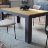BOHOL Extending Dining Table 160-207cm in Riviera Oak & Navy - Image 6