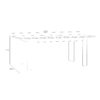 BOHOL Extending Dining Table 160-207cm in Riviera Oak & Grey Oak - Image 8