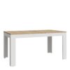 BOHOL Extending Dining Table 160-207cm in Riviera Oak & White