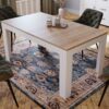 BOHOL Extending Dining Table 160-207cm in Riviera Oak & White - Image 6