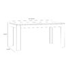 BOHOL Extending Dining Table 160-207cm in Riviera Oak & White - Image 7