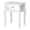BAROQUE Mirrored Nightstand in White - Image 2