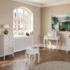 BAROQUE Mirrored Nightstand in White - Image 4