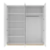 FUTURA 4 Doors Wardrobe 200cm in White Gloss - Image 3