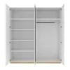 FUTURA 2 Sliding Doors Wardrobe 200cm in White Gloss - Image 3