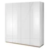 FUTURA 4 Doors Wardrobe 200cm in White Gloss