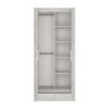 ANGEL Package - 1 Drawer Bedside Cabinet, 2+3 Chest of Drawers, 2 Doors 2 Drawers Fitted Wardrobe in White Oak - Image 3