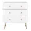 GAIA Chest of 3 Drawers in Pure White - Image 4
