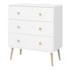 GAIA Chest of 3 Drawers in Pure White - Image 3